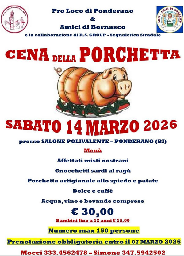 Cena della porchetta